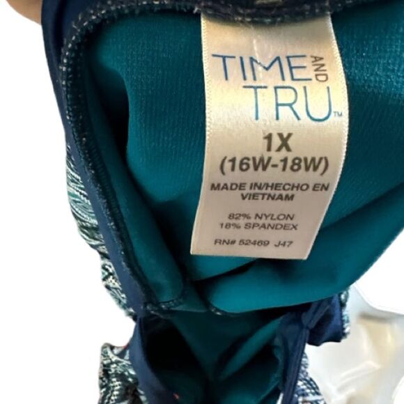 Time & Tru One Piece Bathing Suit - Picture 5 of 5